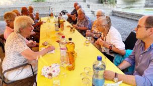 Grillplausch für die Mieterinnen und Mieter