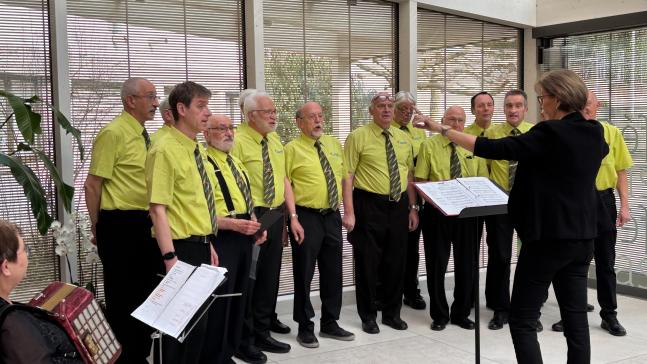 Männerchor AachThurLand im Café Dorfplatz
